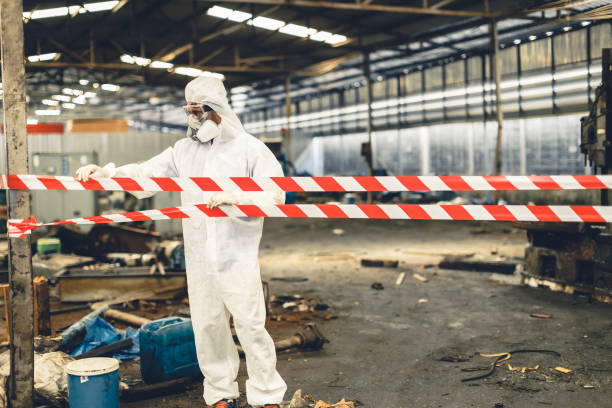 Professional Biohazard technician working in Nunn, CO